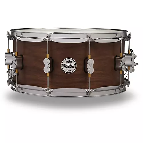 PDP by DW Concept Series Limited Edition 20-Ply Hybrid Walnut Maple Snare Drum 13 x 7 in. Satin Walnut