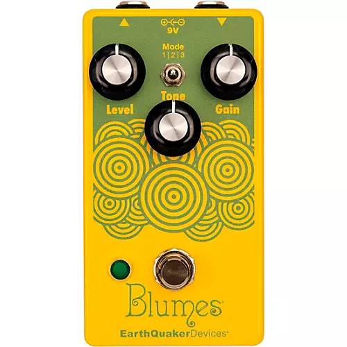 EarthQuaker Devices Blumes Low Signal Shredder Overdrive Effects Pedal Yellow