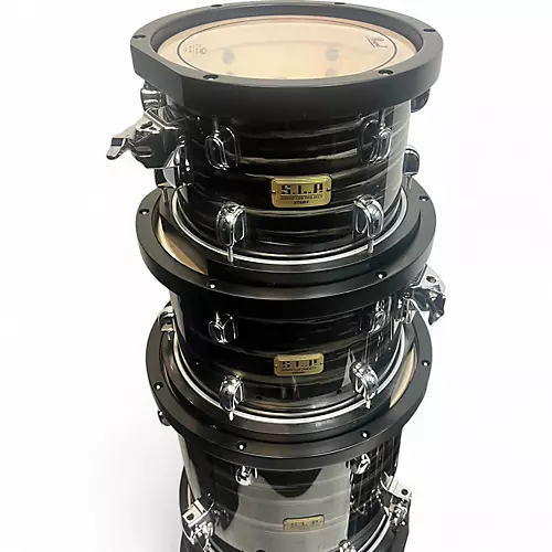 Used TAMA 6 piece SLP Limited Edition Studio Maple Charcoal Oyster Drum Kit Charcoal Oyster