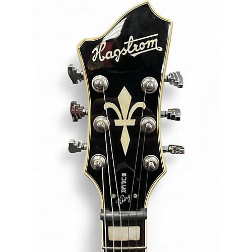 Used Kagstrom Super Viking Blue Burst Hollow Body Electric Guitar Blue Burst