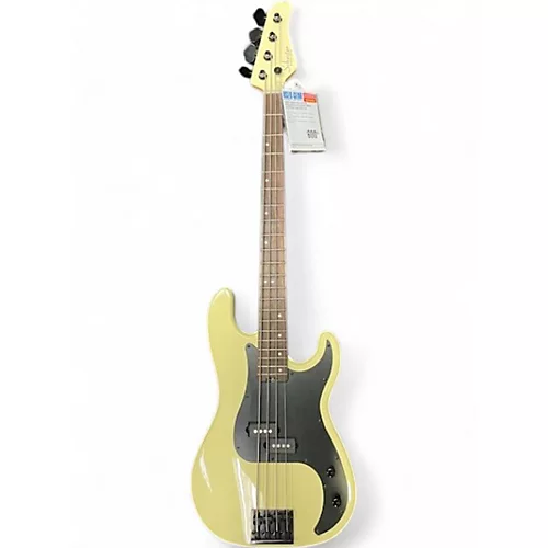 Used Schecter Guitar Research P4 Classic White Electric Bass Guitar Classic White