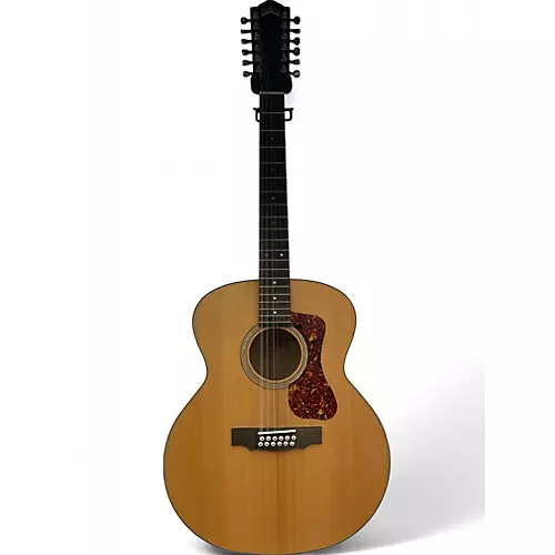 Used Guild F2512E Natural 12 String Acoustic Electric Guitar Natural