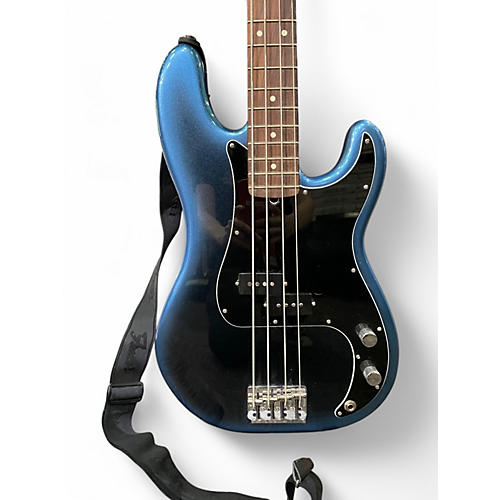 Used 2020s Fender American Professional II Precision Bass Dark Night Electric Bass Guitar Dark Night