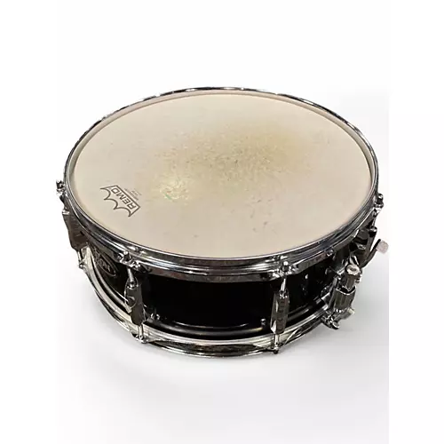 Used Pearl 5.5X14 Vision Series Snare Black and Silver Drum Black and Silver 10