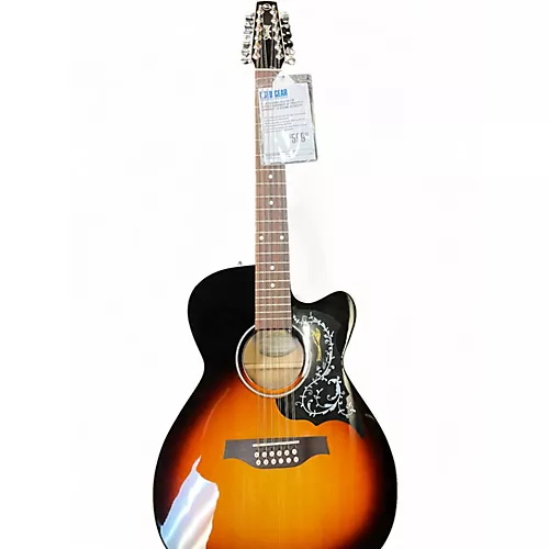 Used Seagull S12 CH CW SPRUCE SUNBURST GT PRESYS II Sunburst 12 String Acoustic Electric Guitar Sunburst