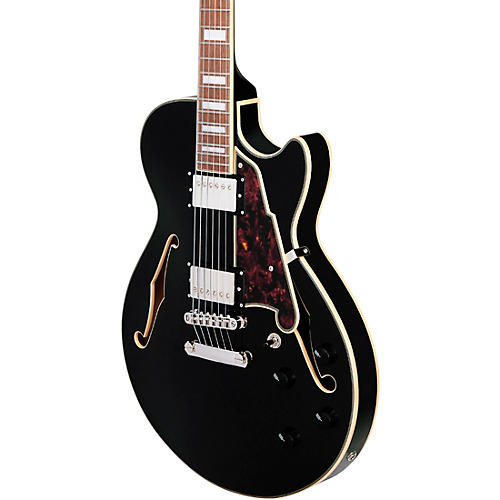 D'Angelico Premier SS Semi-Hollow Electric Guitar Burnt Red