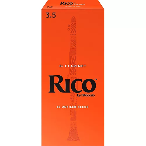 Rico Bb Clarinet Reeds, Box of 25 Strength 3.5