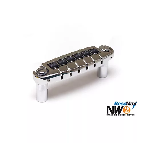 Graph Tech ResoMax NW2 Wraparound Bridge with String Saver Saddles Chrome