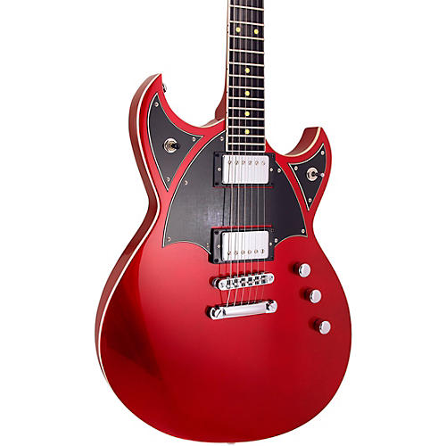 Reverend Reeves Gabrels Spacehawk HT Semi-Hollow Electric Guitar Metallic Red