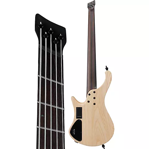 Ibanez EHB1675MS 5-String Multi-Scale Ergonomic Headless Bass Guitar Natural Flat