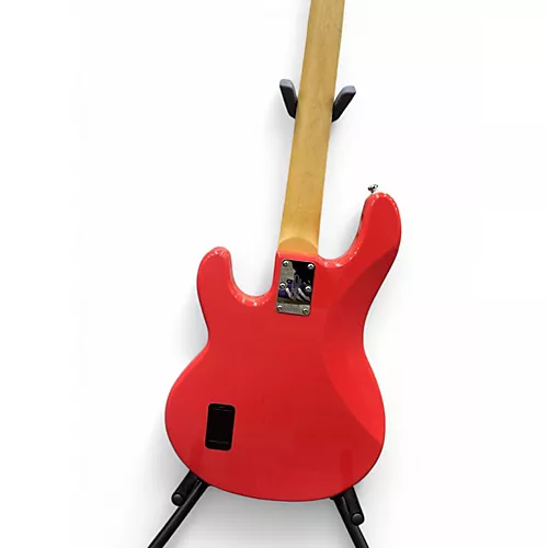 Used Sterling by Music Man Sub 4 Fiesta Red Electric Bass Guitar Fiesta Red