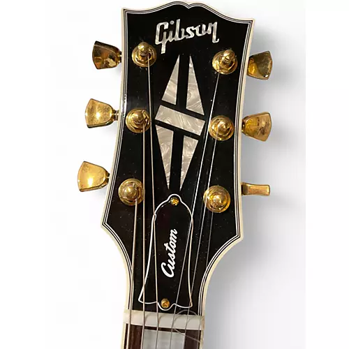 Used 2013 Gibson Les Paul Custom Ebony Solid Body Electric Guitar Ebony