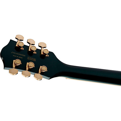 Gretsch Guitars Broadkaster LX Center Block With String-Thru Bigsby and Gold Hardware Electric Guitar Cadillac Green