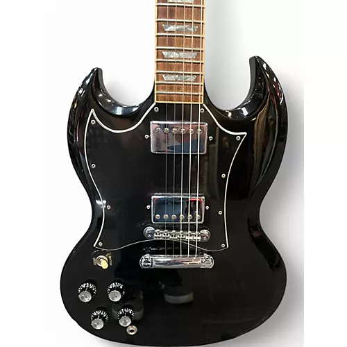 Used 2001 Gibson SG Standard Left Handed Ebony Electric Guitar Ebony