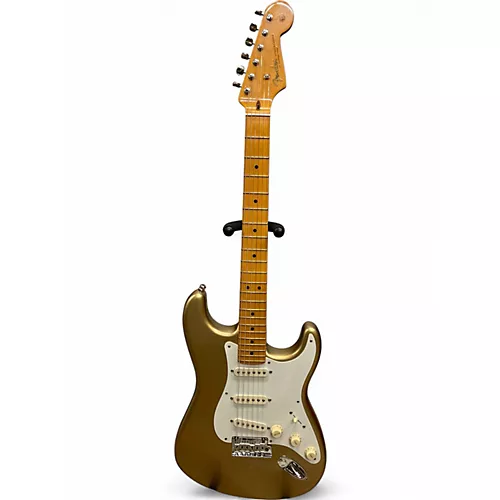 Used Fender Lincoln Brewster Signature Stratocaster Aztec Gold Solid Body Electric Guitar Aztec Gold