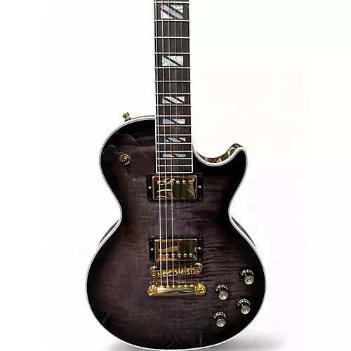 Used Gibson Les Paul Supreme Florentine Trans Ebony Burst Solid Body Electric Guitar Trans Ebony Burst