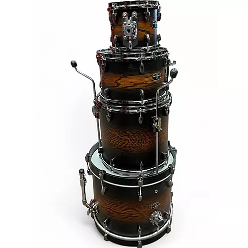Used Yamaha 4 Piece Live Custom UZU EARTH SUNBURST Drum Kit UZU EARTH SUNBURST