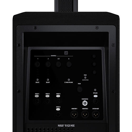 LD Systems LD Systems MAUI 11 G3 MIX Portable Cardioid Column PA System With Digital Mixer, Black