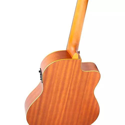 Ortega Family Series RCE125SN-L Thinline Acoustic/Electric Classical Guitar Natural Matte
