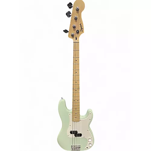 Used Squier Affinity Precision Bass Seafoam Green Electric Bass Guitar Seafoam Green