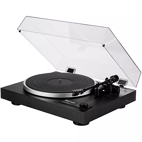 Dual Turntables CS418 Manual Turntable featuring an Ortofon Red Cartridge Black