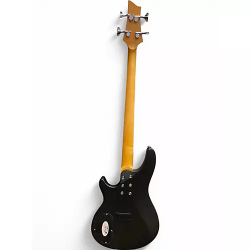 Used Schecter Guitar Research C4 4 String Black Electric Bass Guitar Black