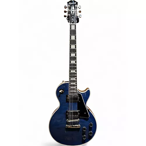 Used Epiphone Les Paul Custom VIPER BLUE Solid Body Electric Guitar VIPER BLUE