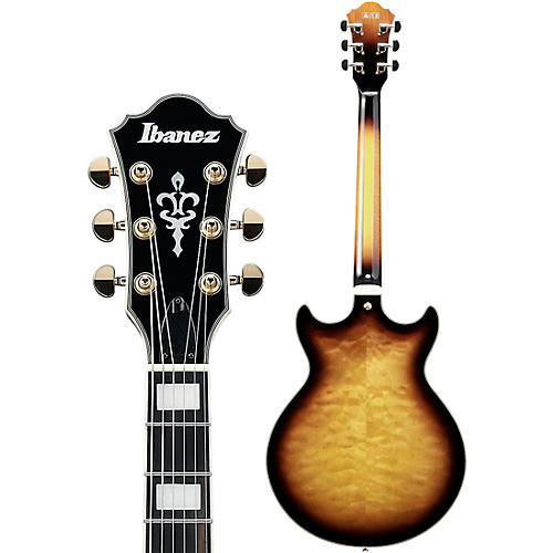 Ibanez AM93QM Artcore Expressionist Series Electric Guitar Jet Blue Burst