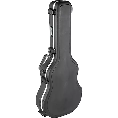 SKB SKB-30 Deluxe Thin-Line Acoustic-Electric and Classical Guitar Case Black