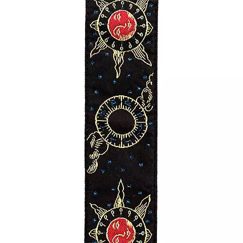 D'Addario 50 mm Nylon Guitar Strap, Sun and Moon Sun and Moon 2 in.