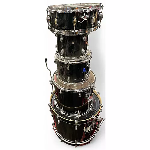 Used Sound Percussion Labs 5 Piece velocity 5-piece shell pack midnight sequin Drum Kit midnight sequin