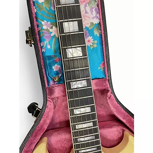 Used 2020 Gibson CUSTOM JIMI HENDRIX 1967 SG Polar White Solid Body Electric Guitar Polar White