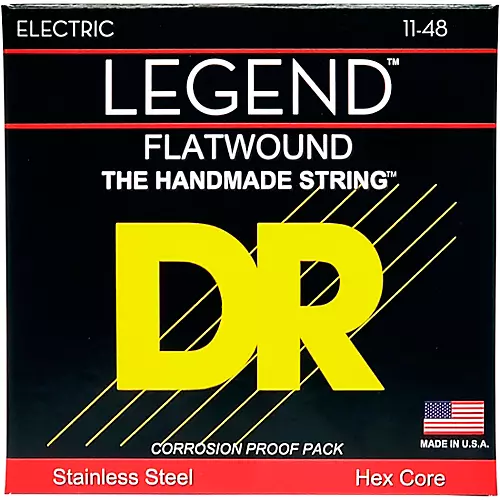 DR Strings Legend Extra Life Flatwound Electric Guitar Strings