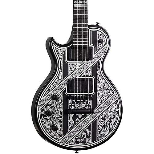 Schecter Guitar Research Solo-II Przym Palladium Left Handed Electric Guitar Gloss Black