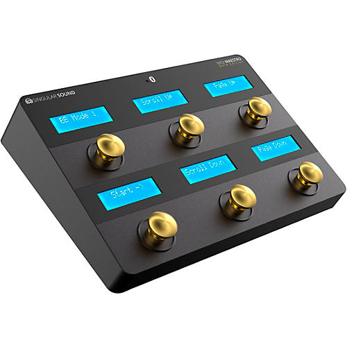 Singular Sound MIDI Maestro MIDI Foot Controller Gold Edition Black