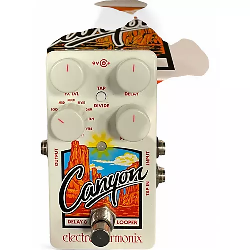 Used Electro-Harmonix Canyon Delay and Looper Effect Pedal