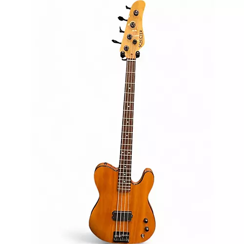Used Schecter Guitar Research Custom Shop Baron Bass Mahogany Electric Bass Guitar Mahogany
