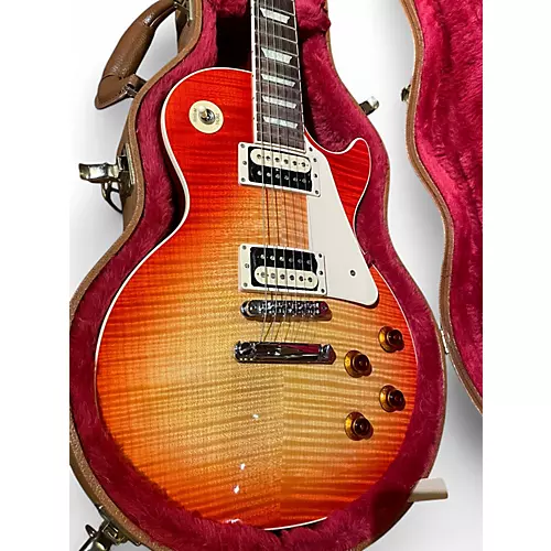 Used 2019 Gibson les paul paul trad pro v Cherry Sunburst Solid Body Electric Guitar Cherry Sunburst