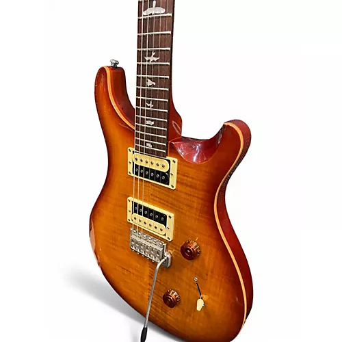 Used PRS SE Custom 24 Tobacco Sunburst Solid Body Electric Guitar Tobacco Sunburst