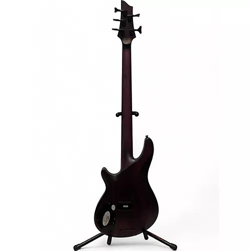Used Schecter Guitar Research C5 GT Trans Purple Electric Bass Guitar Trans Purple