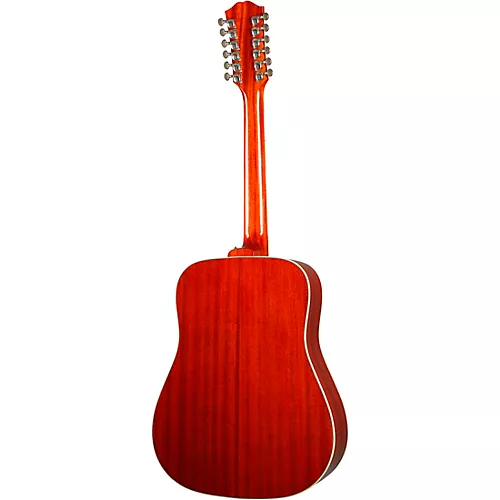 Epiphone Inspired by Gibson Hummingbird 12-String Acoustic-Electric Guitar Aged Cherry Sunburst