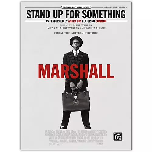 Alfred Stand Up for Something (from Marshall) Piano/Vocal/Guitar