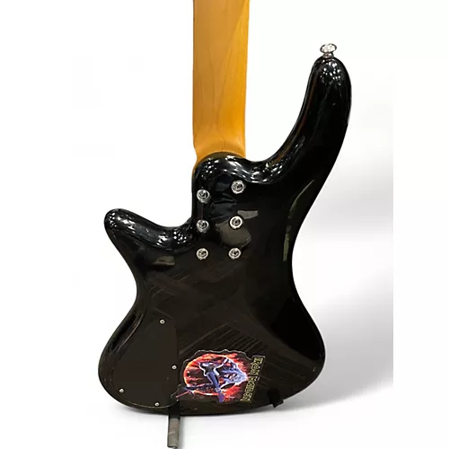 Used Schecter Guitar Research C4 DELUXE 4 BLACK Electric Bass Guitar BLACK