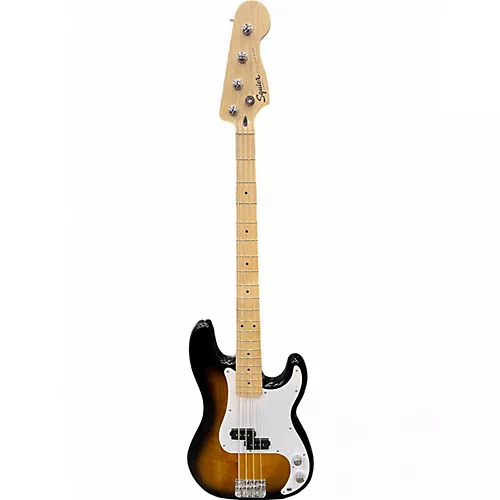Used Squier Precision Bass 2 Color Sunburst Electric Bass Guitar 2 Color Sunburst