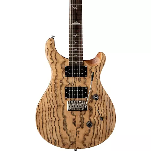 PRS SE Exotic Custom 24 Swamp Ash Burl Electric Guitar Lake Blue