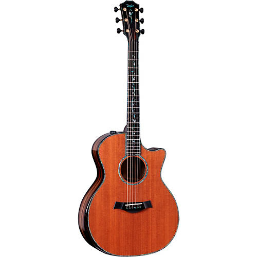 Taylor Custom Sinker Redwood-Black Limba Grand Auditorium Acoustic-Electric Guitar Natural