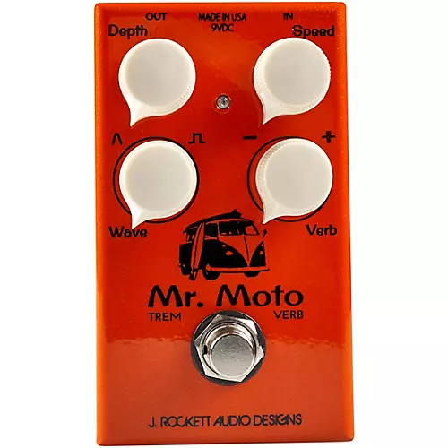 J.Rockett Audio Designs Mr. Moto Tremolo and Reverb Effects Pedal