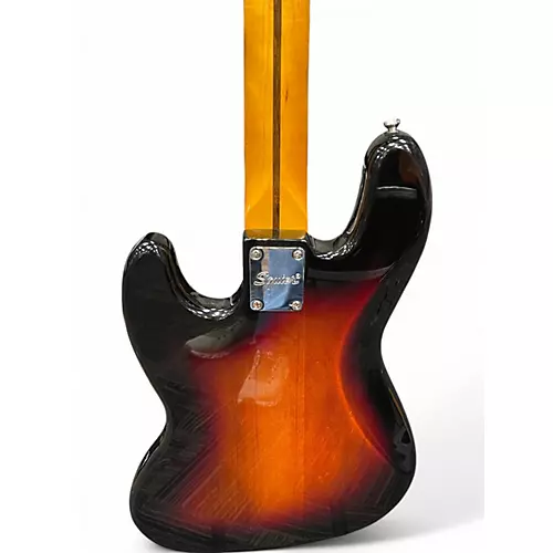 Used Squier Classic Vibe 1960S Jazz Bass 3 Tone Sunburst Electric Bass Guitar 3 Tone Sunburst