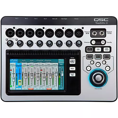 QSC TouchMix-8 Compact Digital Mixer With Case