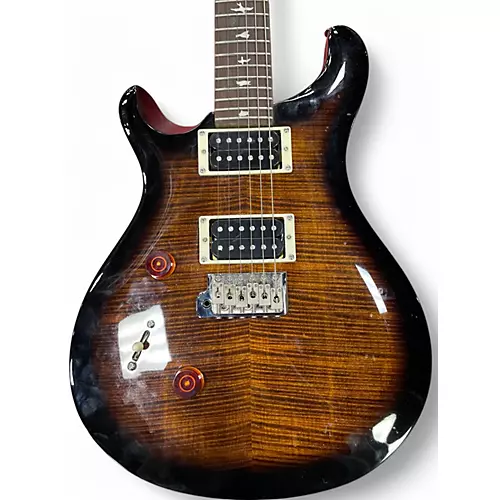 Used PRS SE CUSTOM 24 LEFT HANDED BLACK GOLD BURST Electric Guitar BLACK GOLD BURST